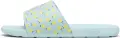 Шлепанцы детские Puma COOL CAT 2.0 LEMON бирюзово-лимонные 395655-02