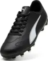 Бутсы детские Puma VITORIA II FG/AG JR черно-белые 108503-01