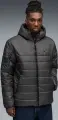 Куртка Puma ESSENTIALS HOODED PADDED темно-сіра 68521144