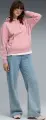 Худи женское Puma ESSENTIALS ELEVATED RELAXED WASH светло-розовое 68810365