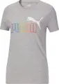 Футболка жіноча Puma RAINBOW LOGO GRAPHIC сіра 670513-04