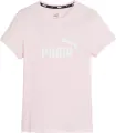 Футболка підліткова Puma ESSENTIALS LOGO світло-рожева 587029-67
