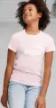 Футболка подростковая Puma ESSENTIALS LOGO светло-розовая 587029-67