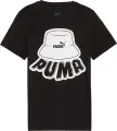 Футболка подростковая Puma ESSENTIALS MID 90S черная 679720-01