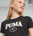 Футболка підліткова Puma SQUAD чорна 676441-01