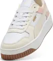 Кроссовки женские Puma CARINA STREET бежево-бело-светло-розовые 389390-42