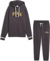 Спортивний костюм жіночий Puma VARSITY темно-сіро-золотий 692674-13__692668-13