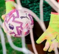 Футбольний м'яч Puma ORBITA MATCH PREMIER LEAGUE BRILLIANCE FOOTBALL (FIFA® QUALITY) біло-рожево-бузковий Розмір 5 084704-01