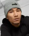Шапка Puma #1 LOGO RIBBED CUFF BEANIE сіра 942291-02