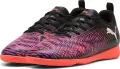 Футзалки (бампи) дитячі Puma FUTURE 8 PLAY IT JR чорно-коралово-фіолетові 108397-01