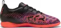 Футзалки (бампи) дитячі Puma FUTURE 8 PLAY IT JR чорно-коралово-фіолетові 108397-01