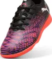 Футзалки (бампи) дитячі Puma FUTURE 8 PLAY IT JR чорно-коралово-фіолетові 108397-01