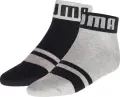 Шкарпетки Puma QUARTER 2P сіро-чорні (2 пари) 935318-01
