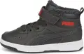 Черевики дитячі Puma REBOUND JOY FUR темно-сіро-червоні 375479-06
