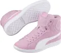 Ботинки детские Puma VIKKY MID FUR розово-белые 366854-02