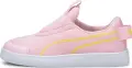 Кроссовки детские Puma COURTFLEX V2 SLIP-ON светло-розово-желтые 374858-03