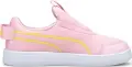 Кроссовки детские Puma COURTFLEX V2 SLIP-ON светло-розово-желтые 374858-03