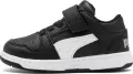 Кросівки дитячі Puma REBOUND LAYUP чорно-білі 370493-02