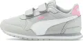 Кросівки дитячі Puma ST RUNNER V3 MESH сіро-біло-рожеві 385511-03