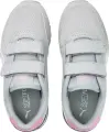 Кроссовки детские Puma ST RUNNER V3 MESH серо-бело-розовые 385511-03