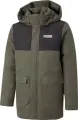 Парка підліткова Puma STYLE DOWN оливково-чорна 589566-44