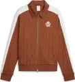Олимпийка Puma X PALOMO T7 коричнево-белая 625562-81