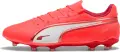 Бутсы Puma KING MATCH FG/AG кораллово-белые 108315-01