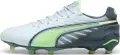 Бутси Puma KING ULTIMATE FG/AG блакитно-салатово-темно-зелені 107809-03