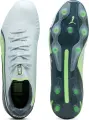 Бутси Puma KING ULTIMATE FG/AG блакитно-салатово-темно-зелені 107809-03