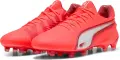 Бутсы Puma KING ULTIMATE FG/AG кораллово-белые 108303-01