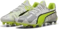Бутси Puma KING ULTIMATE FOREVER FG/AG біло-салатово-сірі 108426-01
