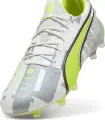 Бутси Puma KING ULTIMATE FOREVER FG/AG біло-салатово-сірі 108426-01