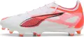 Бутсы Puma ULTRA 5 PRO FG/AG бело-коралловые 108161-01
