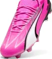 Бутси Puma ULTRA ULTIMATE FG/AG рожево-білі 107744-01