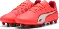 Бутси дитячі Puma KING MATCH FG/AG JR коралово-білі 108320-01