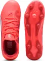 Бутси дитячі Puma KING MATCH FG/AG JR коралово-білі 108320-01