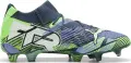 Бутси жіночі Puma FUTURE 7 ULTIMATE FG/AG темно-зелено-салатово-сині 107917-03