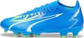 Бутсы женские Puma ULTRA MATCH FG/AG сине-салатовые 107523-03