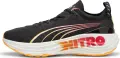 Кроссовки беговые женские Puma FOREVERRUN NITRO черно-оранжево-красные 309704-01