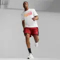 Футболка Puma RUN FAVORTIES FOREVER FASTER біло-жовтогаряча 526146-02