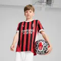 Футболка підліткова Puma AC MILAN 24/25 REPLICA (Мілан) домашня червоно-чорно-біла 774984-01