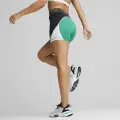 Шорты-тайтсы женские Puma FIT TRAIN STRONG 5" зелено-черно-белые 525042-86