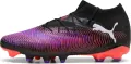 Бутси Puma FUTURE 8 PRO FG/AG фіолетово-коралово-чорні 108139-01