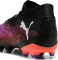 Бутси Puma FUTURE 8 PRO FG/AG фіолетово-коралово-чорні 108139-01