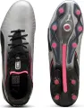 Бутси Puma KING ULTIMATE FG/AG срібно-чорно-рожеві 108303-03