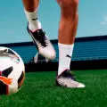 Бутси Puma KING ULTIMATE FG/AG срібно-чорно-рожеві 108303-03