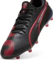 Бутсы Puma KING ULTIMATE LAUNCH EDITION FG/AG черно-красные 108067-01