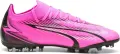 Бутси Puma ULTRA MATCH MG рожево-чорно-білі 107756-01