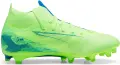 Бути жіночі Puma ULTRA 5 MATCH+ FG/AG салатово-сині 107692-03