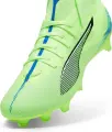 Бути жіночі Puma ULTRA 5 MATCH+ FG/AG салатово-сині 107692-03